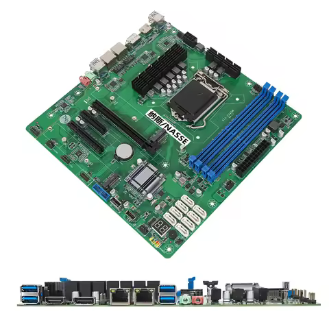 C246 NAS 8-bay Black Synology Soft Router Industrial Control Computer NAS Storage Server Motherboard