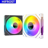 12cm Computer Case Cooling Fan – High-Airflow RGB Radiator Fan with Quiet Operation PWM Speed Contro