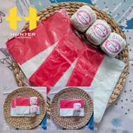 MERAH Red and white flags, pennants, small plastic flags, red and white flags