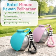 (The Bool's) Pet Feeder 2in1 Portable Pet Travel Water Bottle Drinking Bottle for Dogs and Cats