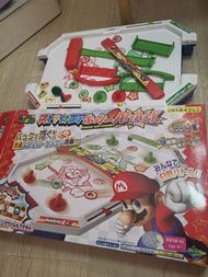 日本正版 Mario 雙人對打電動撞擊機 /浮磁玩具