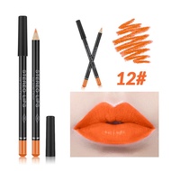 SeaFlaker | VIBELY ดินสอดินสอเขียนขอบปากกันน้ำ12สีใหม่เอี่ยมมืออาชีพทนทานนานให้ความชุ่มชื้นลิปสติก P