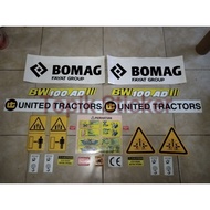 Vibro BOMAG BW 100AD Sticker Heavy Equipment Sticker