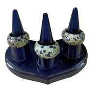 Dalmatian Jasper Bangle Rings