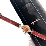 Japan Japan Christmas Limited agete Amber Retro Palace Style Chestnut Merad Octagonal Disc mini Ladi