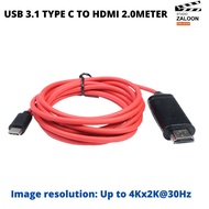 USB 3.1 TYPE C TO HDMI 2.0METER