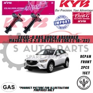 MAZDA CX3 DK (FRONT 2PCS) 100% ORIGINAL KAYABA (KYB) EXCEL-G GAS SHOCK ABSORBER (IN JAPAN)