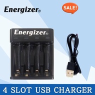 /100% Energizer original battery  4-slot USB charger NiCd NiMH AA/AAA rechargeable battery 4-slot in