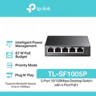 TP-Link | TL-SF1005P | 5 Port | Desktop | Switch | 4-Port | PoE