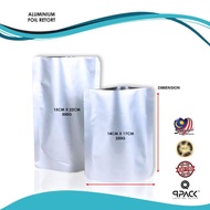 [QPACK] Retort Stand Pouch 121°C with Tear Notch (14CM X 17CM, 15CM X 22CM) Aluminum Foil