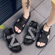 Size 36-46 Ready Stock Men's Sandals Harajuku Ulzzang Korean Fashion Men Breathable Beach Shoes Casual Teva Sandals