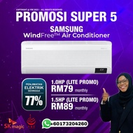 AIRCOND SAMSUNG WINDFREE INVERTER RM79/MONTHLY