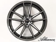 Alliance 鋁圈 AL650-17吋 7.5J 5/114.3 ET35灰車灰透 重量8.5KG