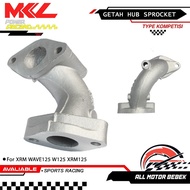 Intake Manifold XRMWAVE125 W125 XRM125 Intake Pipe Carburetor Joint Intake Manifold Maniful Teuk  Wa