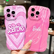 Barbie Casing for Hp Type Realme C53 C33 C30 C55 9 9i C17 C25 C21 C20 C11 8 4G / Clear Wave Silicone
