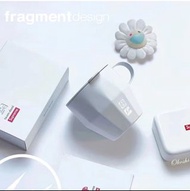 日本預訂 星巴克 x FRAGMENT 藤原浩閃電聯名 啞光 純色 帶蓋把手不鏽鋼 便攜咖啡 馬克杯 保溫杯