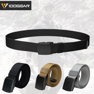IDOGEAR Tactical 1.5" Belt Metal Free with POM Buckle Tail Clip Breathable Lightweight Tactical Belt