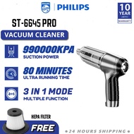 Philips ST-6645 Pro Cordless Handheld Vacuum Cleaner Portable Car Home Powerful Suction