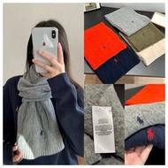 Polo Ralph Lauren 羊絨 圍巾🧣 保暖 男女皆可