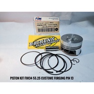 Piston Kit FIM FIM34FG Forging Jupiter Z, Vega R Dome Raw Pen Pin 13 DM 53.5 | 54 | 54.5 | 54.75 | 5