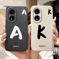 Honor X5Plus WOD-LX1 WOD-LX2 WOD-LX3 Phone Cover Honor X5 Plus Case Simple Fashion Letters A-Z Patte