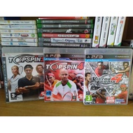 Virtua Tennis 4, Top Spin 3, 4 PS3