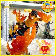 Ace fighting model 18 cm, with LED version, with color box - Fzero Super version - One Piece Toy Mod