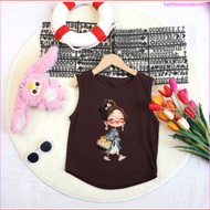 Shirt Sleeveless Picture of a maternity girl, 4c ribbed elastic, hairpin, for girls 6-35kg.A3SN03 -B