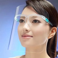 หน้ากากใส Face Shield  หน้ากากแบบแว่น กันละอองน้ำ  กันฝุ่น