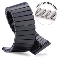 20mm 22mm Elastic Stainless Steel Watch Strap 14mm 16mm 18mm Matte Metal Watch Bracelet for Smart wa