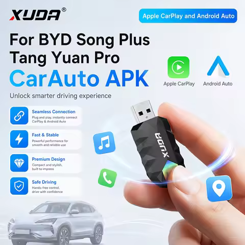 NEW For BYD Song Plus Tang Yuan Pro CarAuto APK map of Google Spotify music multilingual Apple CarPl