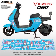 Abrend Decal - Uwinfly D60 MY MELODY Electric Bike Sticker Uwinfly D60 Electric Bike Sticker/