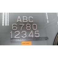 number &amp; abc nombor huruf nombor motor nombor pintu nombor meja NUMBER &amp; ALPHABET  NOMBOR &amp; HURUF ABJAD 123 ABC