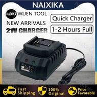 Makita Pengisi Bateri Tanpa Wayar 21V 2A Pengisi Bateri Alat Tenaga 2A Single Bay Pengisi Bateri Li-