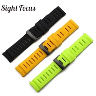 TOP quality 24MM Curved End Waterproof Silicone Watch Band For Suunto D5 Dive Watchband for Suunto 9 / Baro Watch Srap 8 Colors
