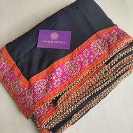 Designer Embroidery Chiffon Saree to Ship