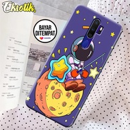 Case Oppo A5 2020 / A9 2020 - Casing Oppo A5 2020 / A9 2020 - EKSOTIK - Case Astronaut - Silikon Opp