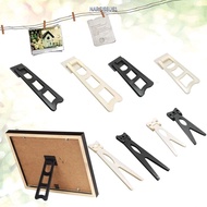 NARCISSUS13A0E Picture Photo Frame Bracket Stand, Durable PVC Mirror Art Work Display Easel, Prop Up