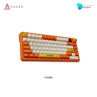 คีย์บอร์ดไร้สาย Ajazz AK820max LCD ENIG FR4 Gasket Tri-Mod RGB Avo Switch Mechanical Keyboard (ประกั