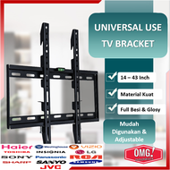 BRACKET STANDAR TV LED 14 17 19 20 22 24 27 32 40 43 Inch Universal Smart TV Digital LCD Braket Putar