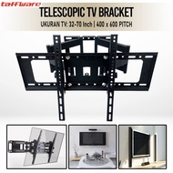 SUPER THICK PREMIUM QUALITY - Taffware Telescopic TV Bracket VESA 400 x 600 for 32-70 Inch TV - CP50