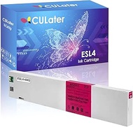 CULater 440ML ESL4 ESL4-4MG Remanufactured Ink Cartridge Replacement for Roland Eco-Sol MAX 2 RF-640