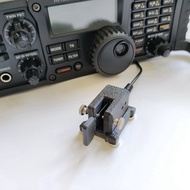 Bfgu Mall-CW Morse Code Portable Single Paddle Automatic Key Morse Code Strong Magnetic Absorption S