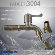 Cooper.ph CP3004 SUS304 Stainless steel sink faucet garden faucet with filter