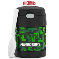美國 Thermos 不鏽鋼真空兒童保溫食物壺 - Minecraft