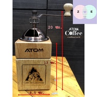 ที่บดกาแฟมือหมุน  ATOM COFFEE  วินเทจ VER.2 เฟืองเป็นเซรามิค  Ze Store