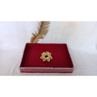 BEST PRODUCT DELIVERY BOX, BEAUTIFUL PARCEL BOX, unique and maroon medium cloth delivery box