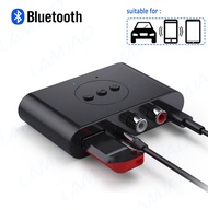 ใหม่ Bluetooth 5.0 เครื่องรับสัญญาณเสียง AUX USB เอาต์พุตคู่สเตอริโอในรถยนต์การโทรแบบแฮนด์ฟรี