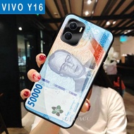 HP [A29] Vivo Y16 Glitter Glass Softcase / Case Vivo Y16hp Vivo Y16 Mobile Phone Case/ Vivo Y16 Case