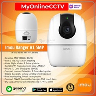 Imou Ranger A1 5MP 360 Two Way Audio Siren Alarm Package IP Camera CCTV Wireless Practical IPC-K2E1P